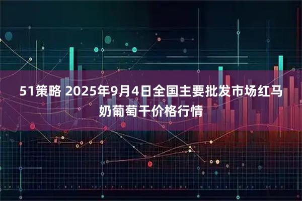 51策略 2025年9月4日全国主要批发市场红马奶葡萄干价格行情