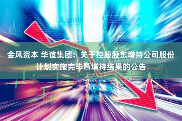 金风资本 华谊集团：关于控股股东增持公司股份计划实施完毕暨增持结果的公告